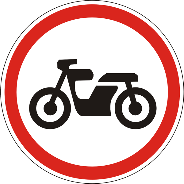 3.5 — Мотоцикллар ҳаракатланиши тақиқланган