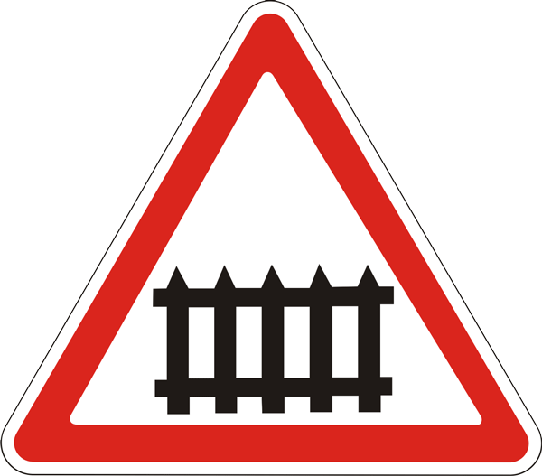1.1 — Шлагбаумли темир йўл кесишмаси